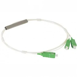 Аксессуар для оптических сетей GSL Сплиттер PLC 1x2 steel tube 0,9mm 1,5m G657 SC/APC PLC-1x2-steel-tube-0.9mm-1.5m-G657-SC/APC