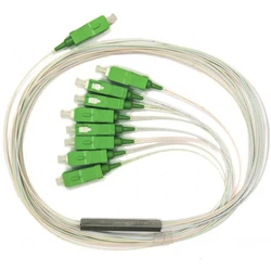 Аксессуар для оптических сетей GSL Сплиттер PLC 1x8 steel tube 0,9mm 1,5m G657 SC/APC PLC-1x8-steel-tube-0.9mm-1.5m-G657-SC/APC