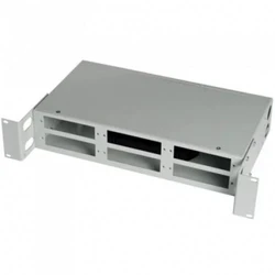 Оптический кросс GSL Кросс распределительный Стоечный 2U до 48 портов Кл (без планок,под 8п-6 шт) GSL-2U-48