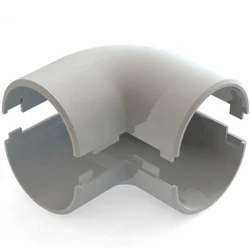 Аксессуар для кабельных сетей РУВИНИЛ Угол 90 градусов соединительный 16 мм У01216