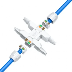 Коннектор NO NAME Адаптер соединитель UTP RJ45 0014627