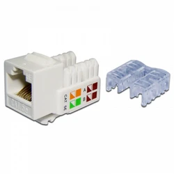 Аксессуар для кабельных сетей LANMASTER TWT-OK45UTP/5E-WH