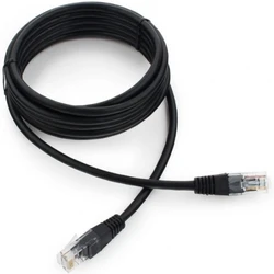 Патч-корд Cablexpert UTP кат.5е 15 м черный PP12-15M/BK