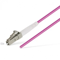 Оптический кабель АЗОП Пигтейл Оптический LC/UPC-MM-OM4-50/125-3.0мм-1.5м