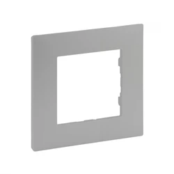 Сетевая розетка Legrand Рамка 1-постовая Niloe Step Алюминий 863391