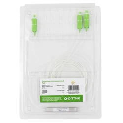 Оптический патч-корд PLC А-Оптик 1х2 SC/APC 1,5m SM