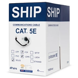 Кабель витая пара SHIP Кабель сетевой, SHIP, D147-P, Cat.5e,  305 м/б