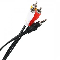 Кабель интерфейсный TELECOM TAV4545-1.5M стерео 3.5 мм 4C - 3 RCA