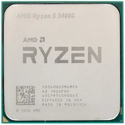 Процессор AMD Ryzen 5 3400G YD3400C5M4MFH 3.7 ГГц, 4 МБ, OEM