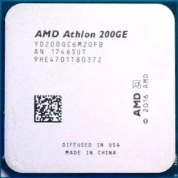 Процессор AMD Athlon 200GE YD20GGC6M20FB (2, 3.2 ГГц, 4 МБ, OEM)