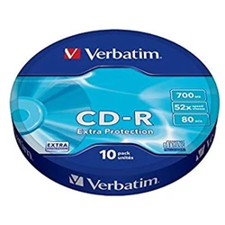 Verbatim Диск CD-R 700Mb 52x bulk (10шт) 43725