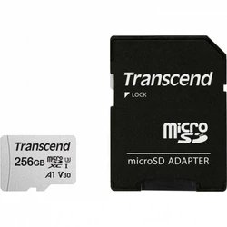 Флеш (Flash) карты Transcend microSDXC 256Gb Class 10 UHS-I 300S + SD adapter TS256GUSD300S-A 256 ГБ