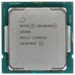Процессор Intel Celeron G5905 OEM SRK27 (2, 3.5 ГГц, 4 МБ, OEM)