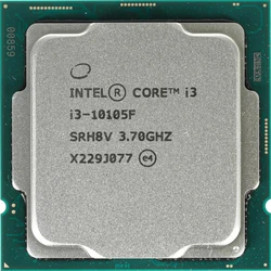 Процессор Intel Core I3-10105F OEM CM8070104291323 (4, 3.7 ГГц, 6 МБ, OEM)