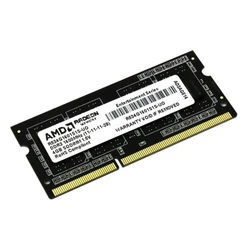 ОЗУ AMD R744G2400S1S R744G2400S1S-U SO-DIMM, DDR4, 4 Гб, 2400 МГц