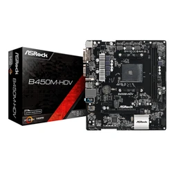 Материнская плата ASRock B450M-HDV R4.0 4717677337617 (Micro-ATX, AMD AM4)