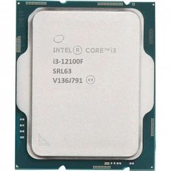 Процессор Intel Core i3-12100F CM8071504651013 3.3 ГГц, 12 МБ, OEM