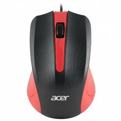 Мышь Acer OMW012 черный/красный ZL.MCEEE.003 Бюджетные, Проводная