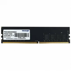 ОЗУ Patriot 8 ГБ PSD48G320081 DIMM, DDR4, 8 Гб, 3200 МГц