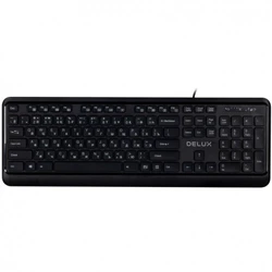 Клавиатура Deluxe DLK-290UB (Проводная, USB)