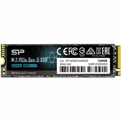 Жесткий диск Silicon Power A60 SP128GBP34A60M28 SSD (твердотельные), 128 ГБ, M.2, PCIe