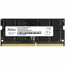 ОЗУ Netac 8 Гб NTBSD4N26SP-08 SO-DIMM, DDR4, 8 Гб, 2666 МГц