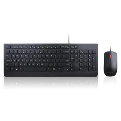 Клавиатура + мышь Lenovo Essential Wired & Mouse 4X30L79912