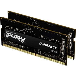 ОЗУ Kingston Fury Impact KF432S20IBK2/16 SO-DIMM, DDR4, 16 Гб (2 х 8 Гб), 3200 МГц