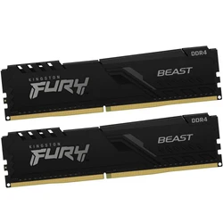 ОЗУ Kingston FURY Beast 64 ГБ KF432C16BBK2/64 DIMM, DDR4, 64 Гб (2 х 32 Гб), 3200 МГц