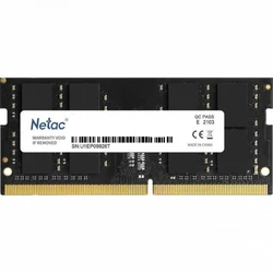 ОЗУ Netac Basic RTL PC4-21300 CL19 NTBSD4N26SP-16 SO-DIMM, DDR4, 16 Гб, 2666 МГц