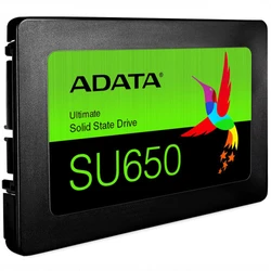 Внутренний накопитель ADATA Ultimate SU650 ASU650SS-256GT-R SSD (твердотельные), 256 ГБ, 2.5 дюйма, SATA