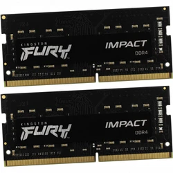 ОЗУ Kingston Fury Impact KF432S20IBK2/32 SO-DIMM, DDR4, 32 Гб (2 х 16 Гб), 3200 МГц