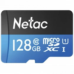 Флеш (Flash) карты Netac P500 Standard MicroSDXC 128GB U1/C10 up to 80MB/s NT02P500STN-128G-S 128 ГБ