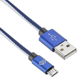 Кабель интерфейсный Digma MICROUSB-0.15M-BL USB Type A - USB Type B micro