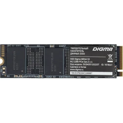 Внутренний накопитель Digma Mega S3 DGSM3001TS33T SSD (твердотельные), 1 ТБ, M.2, PCIe