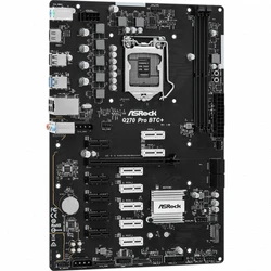 Материнская плата ASRock Q270 PRO BTC+ ATX, LGA 1151