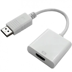 Кабель интерфейсный Cablexpert DisplayPort - HDMI A-DPM-HDMIF-002-W Display порт - HDMI