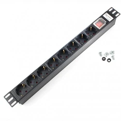 Распределитель питания Gembird MAX19-EH8-0