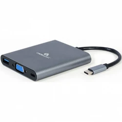 Cablexpert USB Type-C 6-in-1 multi-port adapter A-CM-COMBO6-01