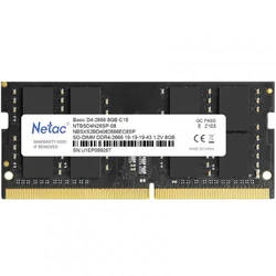 ОЗУ Netac Basic NTBSD4N32SP-08 SO-DIMM, DDR4, 8 Гб, 3200 МГц