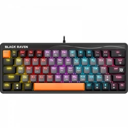 Клавиатура Defender Black Raven GK-417 45413 Проводная, USB