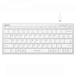 Клавиатура A4Tech Fstyler FX51 белый Проводная, USB