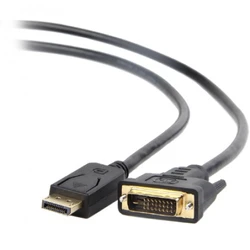 Кабель интерфейсный Cablexpert DisplayPort to DVI 1.0m CC-DPM-DVIM-1M Display порт - DVI