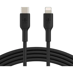 Кабель интерфейсный Belkin PVC black (1m) CAA003BT1MBK USB Type C - Lightning (8pin)