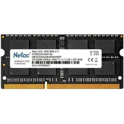 ОЗУ Netac Basic NTBSD3N16SP-08 (SO-DIMM, DDR3, 8 Гб, 1600 МГц)