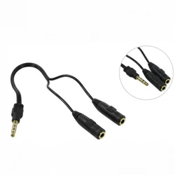 Кабель интерфейсный Defender Headset Jack 63012 MINI JACK 3.5 (output) - MINI JACK 3.5 (input) x2