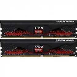 ОЗУ AMD R9 Gamers Series Black Gaming Memory R9S464G3206U2K DIMM, DDR4, 64 Гб (2 х 32 Гб), 3200 МГц
