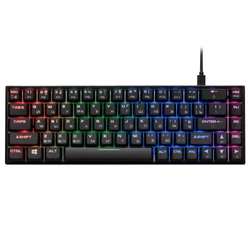 Клавиатура 2E GAMING KG380 RGB Black Ukr 2E-KG380UBK-BL Проводная, USB