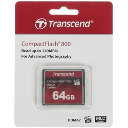 Флеш (Flash) карты Transcend Premium CF TS64GCF800 64 ГБ
