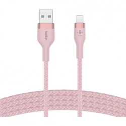 Кабель интерфейсный Belkin BRAIDED SILICONE CAA010BT1MPK USB Type A - Lightning (8pin)